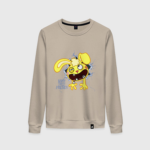 Женский свитшот Cuddles / Миндальный – фото 1