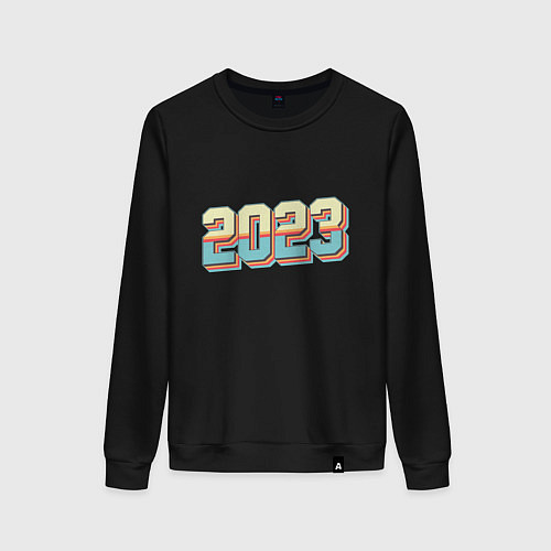 Женский свитшот 2023 / Черный – фото 1