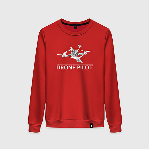 Женский свитшот Drones pilot / Красный – фото 1