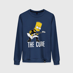 Женский свитшот The Cure Барт Симпсон рокер