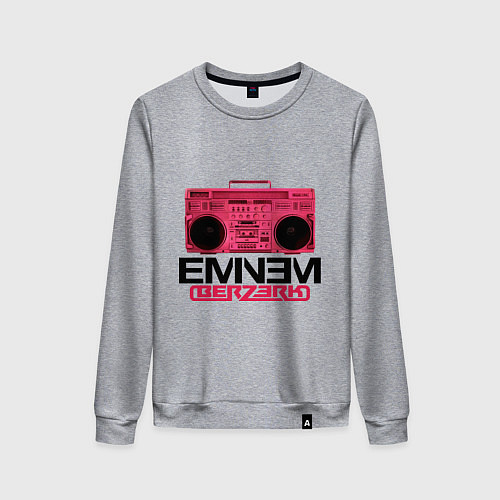Женский свитшот Eminem Berzerk: Pink / Меланж – фото 1