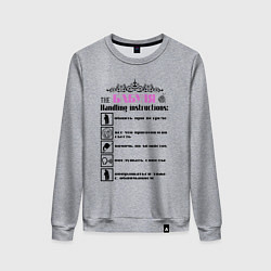 Женский свитшот Инструкция по обращению с бабушкой