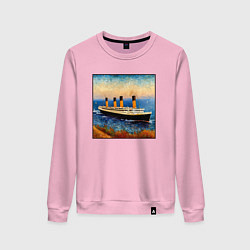 Женский свитшот Титаник в стиле Ван Гога