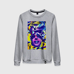 Женский свитшот Энди Уорхол - автопортрет