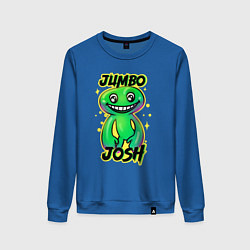 Свитшот хлопковый женский Jumbo Josh, цвет: синий