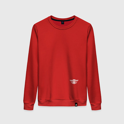 Женский свитшот Spark master tape swoup / Красный – фото 1