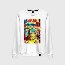 Женский свитшот Энди Уорхол - поп-арт - автопортрет