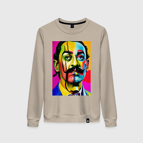 Женский свитшот Salvador Dali / Миндальный – фото 1