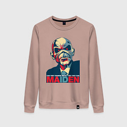 Свитшот хлопковый женский They can change metal, цвет: пыльно-розовый