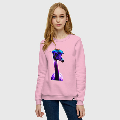 Женский свитшот Ostrich / Светло-розовый – фото 3