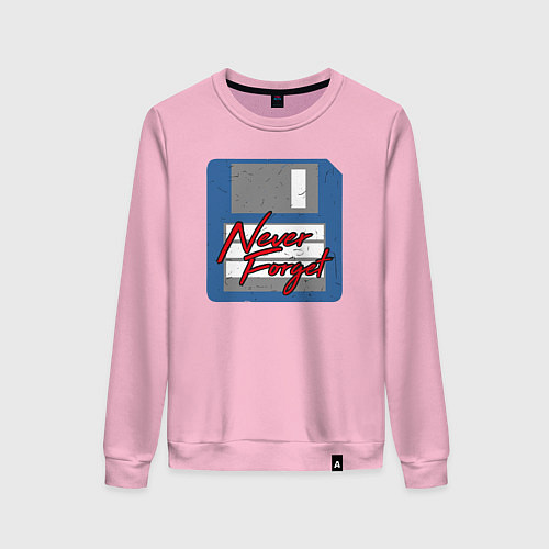 Женский свитшот Никогда не забуду / Светло-розовый – фото 1