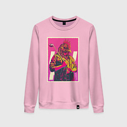Свитшот хлопковый женский Dangerous Jacket, цвет: светло-розовый