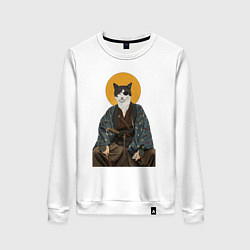 Женский свитшот Samurai one - eyed cat