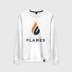 Женский свитшот Copenhagen Flames лого