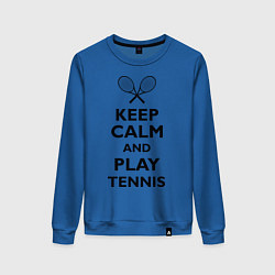 Женский свитшот Keep Calm & Play tennis