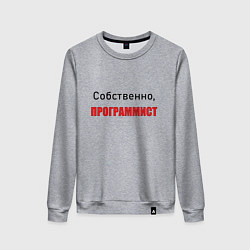 Женский свитшот Собственно, программист