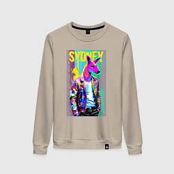 Женский свитшот Kangaroo fashionista - Sydney - Australia