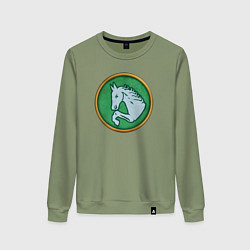 Свитшот хлопковый женский Армения Rome: Total War, цвет: авокадо