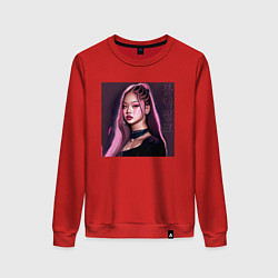 Женский свитшот Blackpink Jennie аниме рисунок