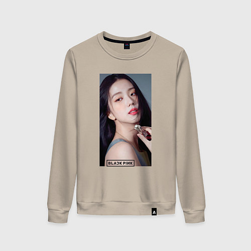 Женский свитшот Kim Jisoo / Миндальный – фото 1
