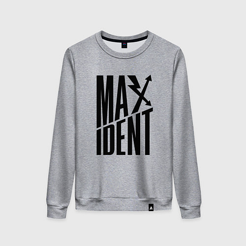 Женский свитшот Maxident - black - stray kids / Меланж – фото 1