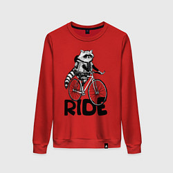 Женский свитшот Raccoon ride