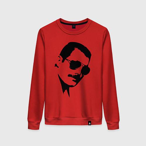 Женский свитшот Queen head / Красный – фото 1