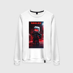 Женский свитшот Roblox red style