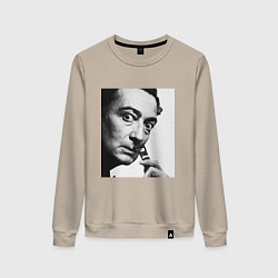 Свитшот хлопковый женский Salvador Dali, цвет: миндальный