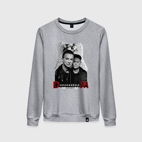Женский свитшот Depeche Mode - Dave Gahan and Martin Gore / Меланж – фото 1