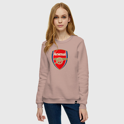 Женский свитшот Arsenal fc sport / Пыльно-розовый – фото 3