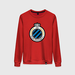 Свитшот хлопковый женский Brugge fc sport, цвет: красный
