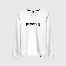 Свитшот хлопковый женский Depeche Mode - Devotee, цвет: белый