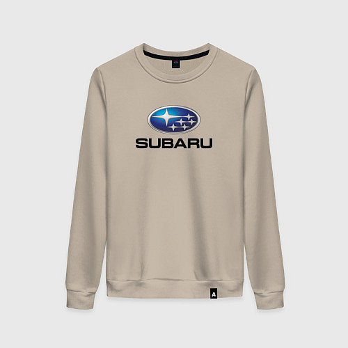 Женский свитшот Subaru sport auto / Миндальный – фото 1
