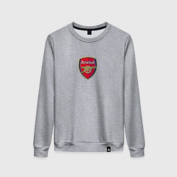 Свитшот хлопковый женский Arsenal fc sport club, цвет: меланж