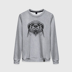 Женский свитшот Гордый медоед