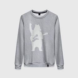 Женский свитшот Мишутка рокер