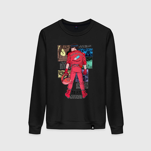 Женский свитшот Канеда из аниме акира / Черный – фото 1