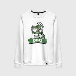 Женский свитшот Барбекю от крокодила