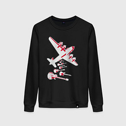 Женский свитшот Гитары с неба