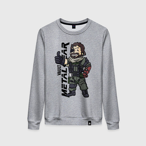 Женский свитшот Vault - Snake solid / Меланж – фото 1