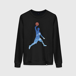 Свитшот хлопковый женский Heaven dunk, цвет: черный