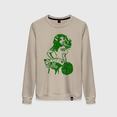 Женский свитшот Go Celtics / Миндальный – фото 1