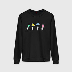 Женский свитшот Значки игры - Игра в кальмара