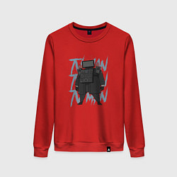 Женский свитшот Упитанный ТВ Мен