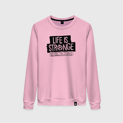 Свитшот хлопковый женский Life is Strange Before the Storm, цвет: светло-розовый