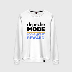 Свитшот хлопковый женский Depeche Mode - Some Great Reward, цвет: белый