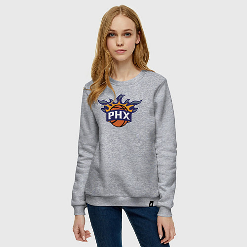 Женский свитшот Phoenix Suns fire / Меланж – фото 3