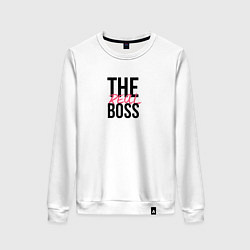 Женский свитшот The real boss