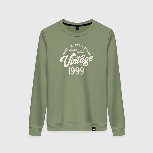 Женский свитшот 1999 год - выдержанный до совершенства / Авокадо – фото 1